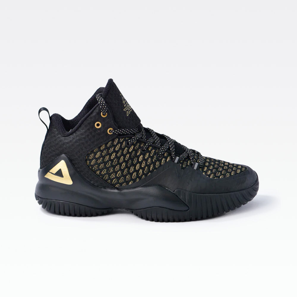 Peak Street Master Basketball Shoes Black Gold