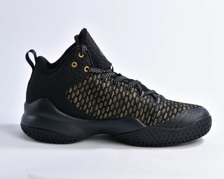Peak Street Master Basketball Shoes Black Gold
