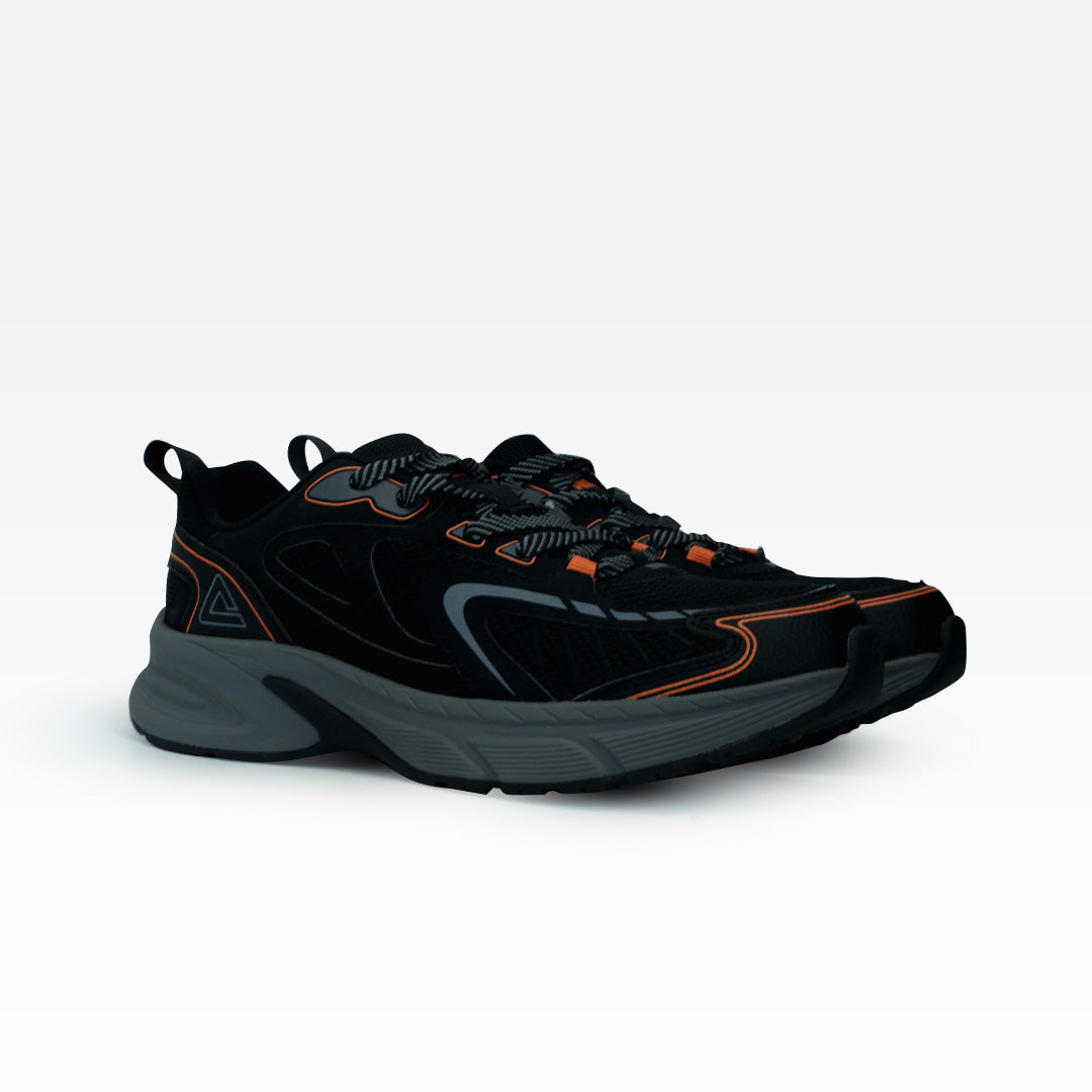 Peak Casual Shoes E49137E Black Orange
