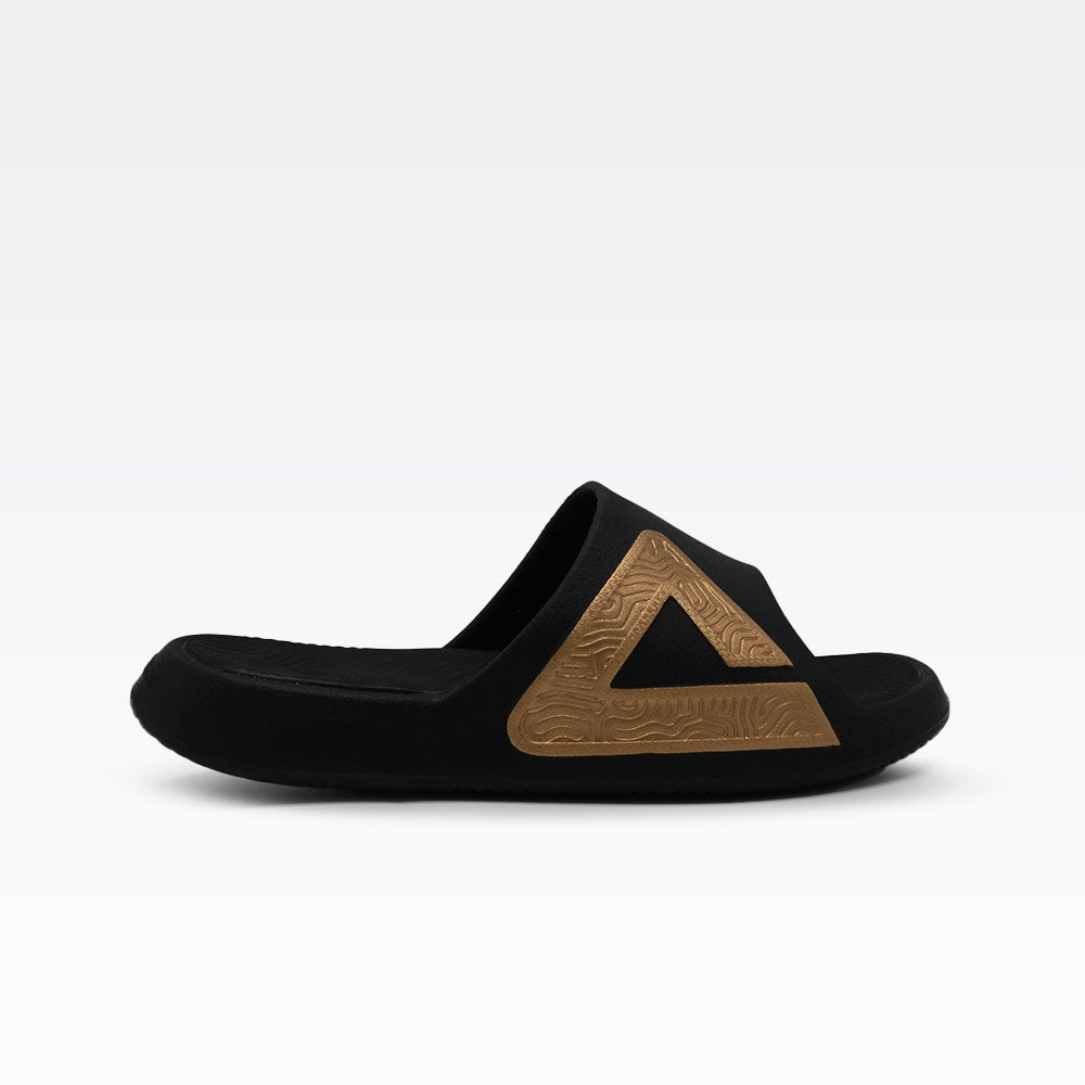 Peak Slippers Black/Gold