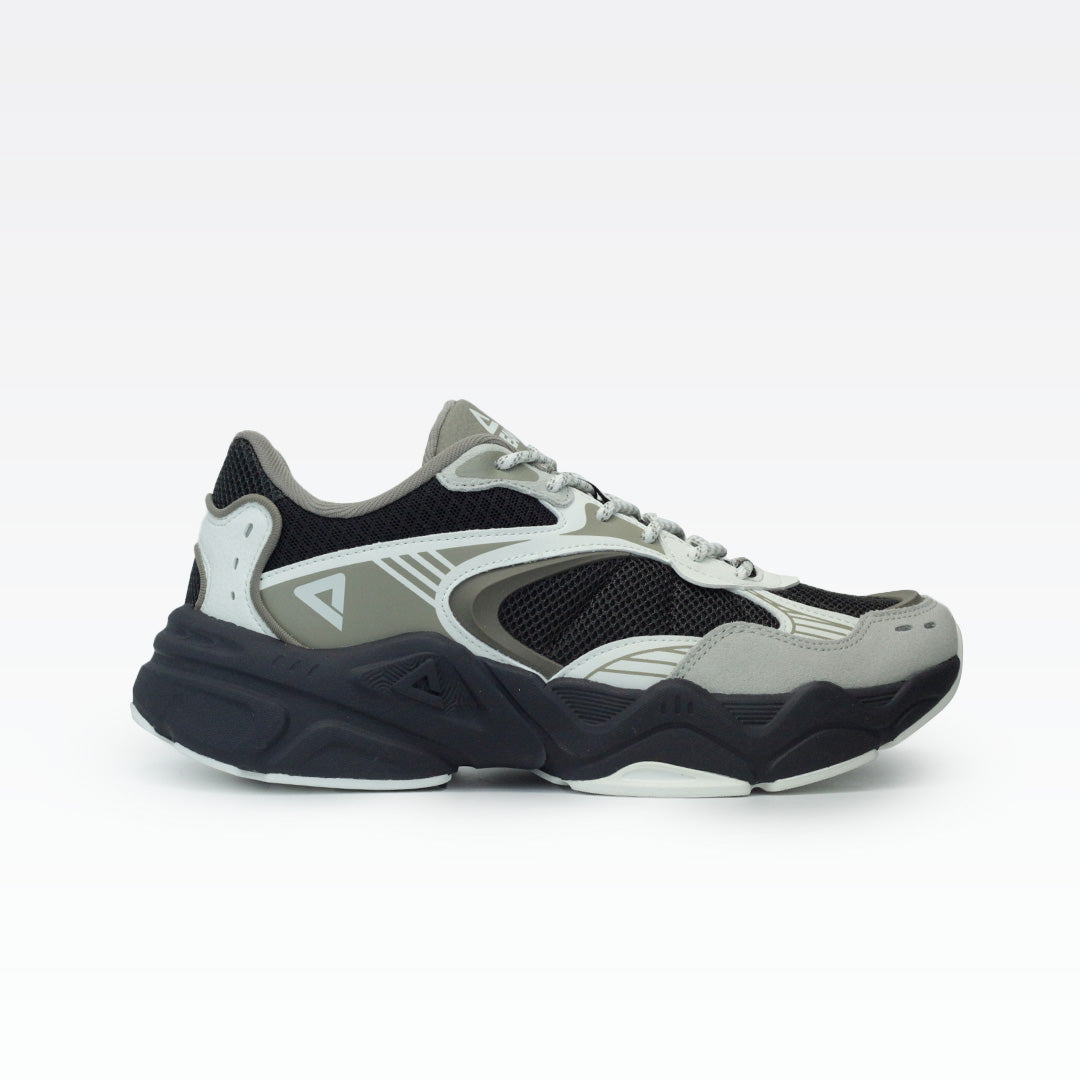 PEAK CASUAL SHOES WHITE/COFFEE/BROWN