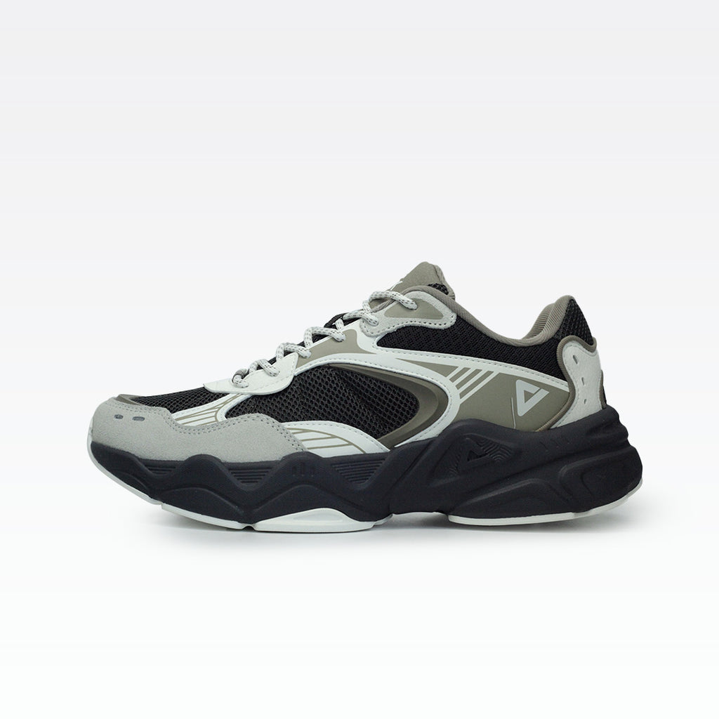 PEAK CASUAL SHOES WHITE/COFFEE/BROWN