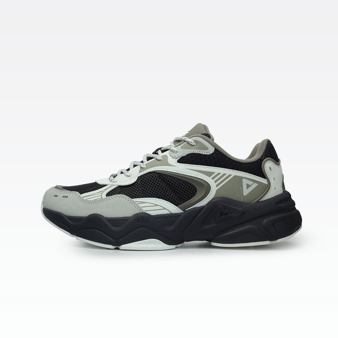 PEAK CASUAL SHOES WHITE/COFFEE/BROWN