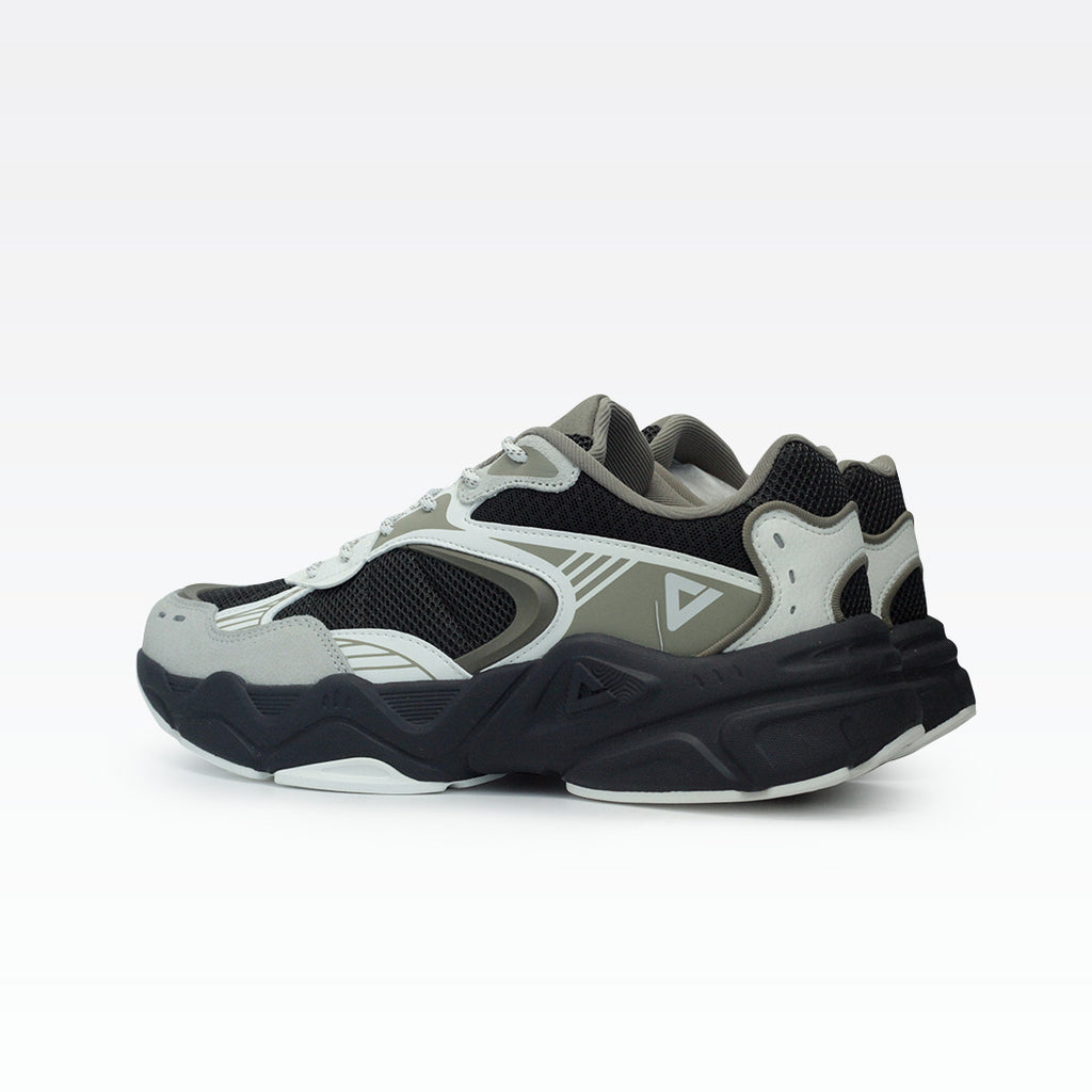 PEAK CASUAL SHOES WHITE/COFFEE/BROWN