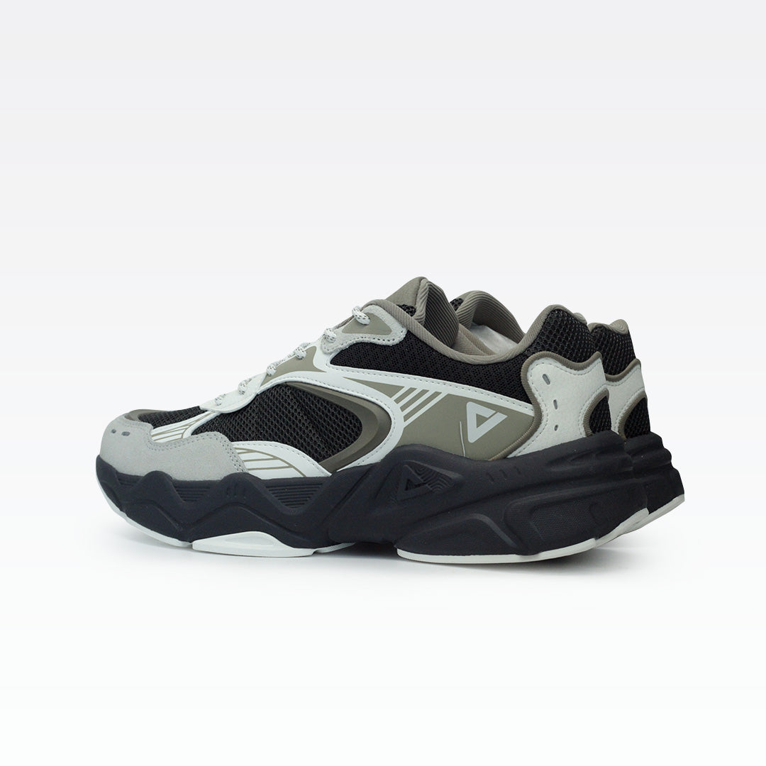PEAK CASUAL SHOES WHITE/COFFEE/BROWN